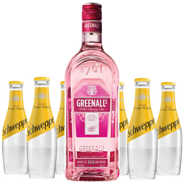 Adria-Klik Gin-Tonic Paket Original British Gin Greenalls Wild Berry 0,7l Indian Tonic Schweppes 0,2 l – Osvježavajuće bezalkoholno gazirano piće s okusom kinina. Sa sećerom i sladilom. Originalni, vrhunski okus koji zahtijeva karakter još od 1783.! Superbrza dostava Zagreb do 60min. Prednarudžbe – Zakazane narudžbe Dostava RH i EU