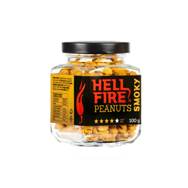 Smoky Hellfire Peanuts ljuti kikiriki 100 g Volimljuto Hot 5/5 Adria Klik dostava Volimljuto proizvoda! Klikni i mi dostavljamo