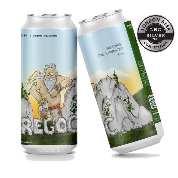 Srebrna medalja 2021 London Beer Competition! Double IPA, dupla IPA Duplo svega: alkohola, sladnosti, gorčine i hmeljne arome Izvrsno balansirano, sa gorkim završetkom, često zavara konzumenta sa svojih dobro sakrivenih 8,2% alkohola. Regoč možda nije bio “lepi” dečko, ali je svakako bio jedan od najsnažnijih. Niste pročitali lektiru kad je trebalo? Možda je sad pravo vrijeme za to, uz jedan Regoč naravno. Naručite dostavu Međimurskih Craft piva Pivovare Lepi Dečki Sigurna i provjerena dostava