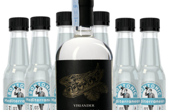 24 CAROB GOLD GIN Vislander i Premium Tonic Water Mediterranean 0,195 l Bontonic Adria Klik Najbrža dostava , Vina, Craft , Delicija