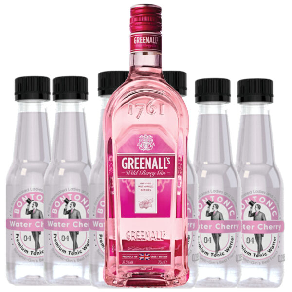 Adria-Klik Gin-Tonic Paket Original British Gin Greenall's Wild Berry 0,7l Premium Tonic Cherry 0,195l Bontonic za profinjene dame i gospodu.  For sophisticated ladies and gentlemen #kupujmohrvatsko Gazirano osvježavajuće bezalkoholno piće s dodatkom šečera. Bontonic Gin's best friend Superbrza dostava Zagreb do 60min. Prednarudžbe – Zakazane narudžbe Dostava RH i EU