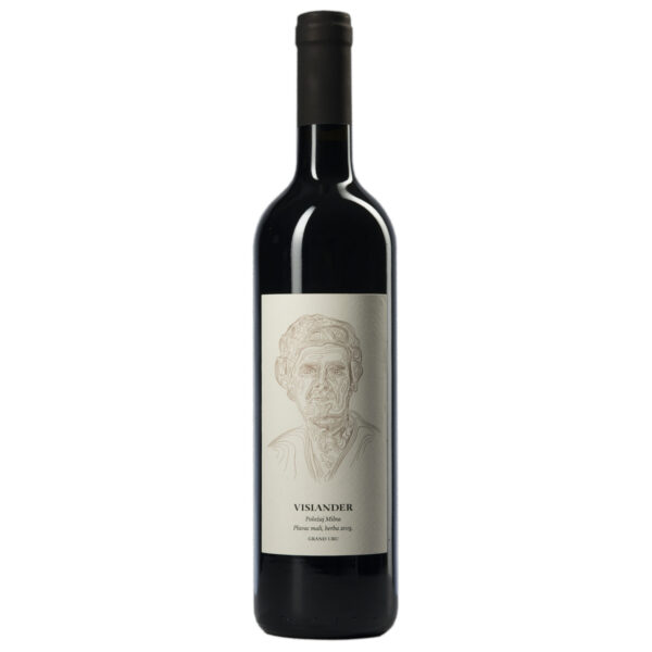 Plavac Mali Milina Grand Cru 0,75l Vislander Miris prepoznatljivih voćnih aroma plavca malog s karakterističnim mirisom na crni ribiz i suhu šljivu Herbalne note mediteranskoga bilja Njegova snažna struktura s lakoćom nosi tanine U ustima ostavlja harmoničan okus toplog pijeska viškog vinogorja i plemenite sorte plavca malog Naruči Vislander Plavac Mali Online besplatna dostava 