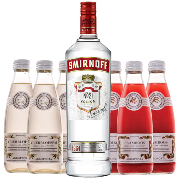 Adria-Klik preporuka "Ovo morate probati!" Smirnoff Premium Vodka 1l + 3 x Malina + 3 x Bazga Sok 250ml Agropošta Svjetski omiljena premium vodka Trostruko destilirana iz različitih miješanih zrna, filtrirana deset puta kroz sedam stupaca ugljena Izuzetno glatko s čistim nepcem Izuzetno glatkog okusa čistog okusa koji se koristi u širokoj paleti popularnih pića. Smirnoff je najnagrađivanije ime u votki, s nebrojenim godinama naslijeđa i nenadmašnom kvalitetom koje se prodaju u preko 130 zemalja. Trostruko se destilira iz mješavine različitih zrna i filtrira deset puta kroz sedam stupaca ekološki održivog ugljena za iznimno glatkog okusa čistog okusa Agropošta je brend Obiteljskog poljoprivrednog gospodarstva Švaic koje vam predstavlja zdrave ručno rađene  sirupe i sokove od prirodnih plodova s neaknutih lokacija u Hrvatskoj. Osladite se suptilnom aromom kadulje u potpuno prirodnom napitku spravljenom od mladih cvjetova branih na divljem dalmatinskom kršu. Kao i kod ostalih Agropoštinih sokova i sirupa, ovaj proizvod također ne sadrži umjetne i dodane arome, ekstrakte ni konzervanse. Bezglutenski proizvod s niskim udjelom šećera. Naruči dotavu Vodke