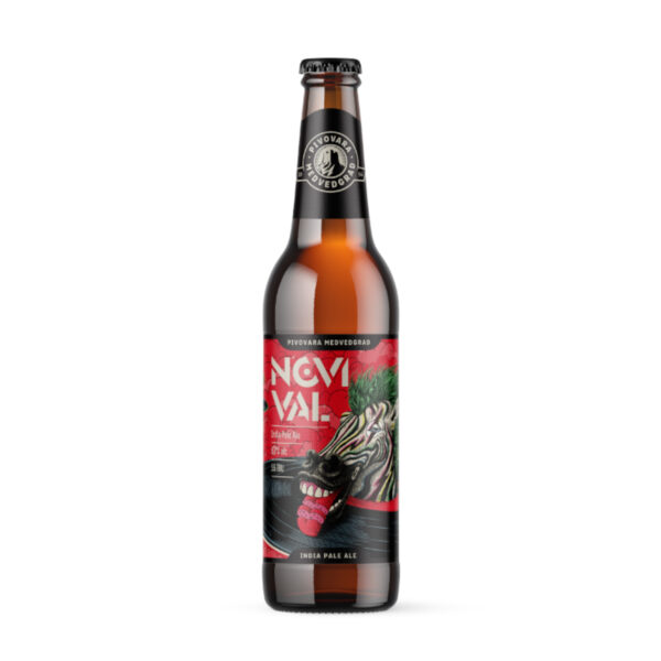 New! Novi Val IPA 0.5 l Medvedgrad Brewery Adria-Klik.com Brewery Medvedrgad delivery Craft beer, wine, CBD and delicacies  New! IPA of a different taste Superb balance and wonderful aroma Three exotic hops of the New World Order free delivery of Craft beer