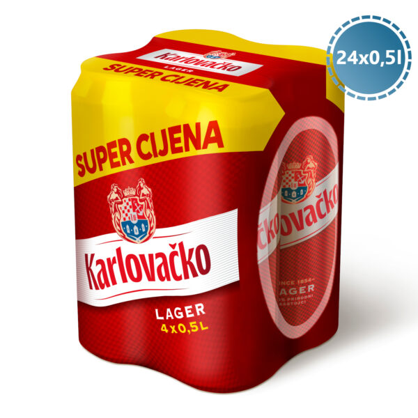 Karlovačko 24X 0,5 l limenka Super Cijena!