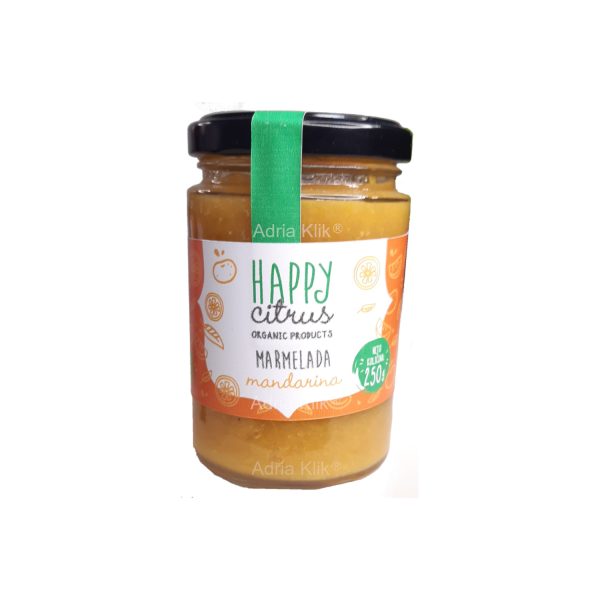 Marmelada od Mandarine 250 g OPG Krstičević Happy Citrus OPG Krstičević Organic Products Happy Citrus Metković #kupujmohrvatsko Naruči dostavu domaćih proizvoda
