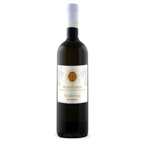 Vino isključivo dolazi iz starih vinograda, od 30 godina i starije Dio radova u vinogradu radi se s konjima Berba je 2 tjedna kasnije od redovne Graševine U tipu svježeg vina, na nosu s dosta voćnosti i sa stanovitim cvijetnim notama, u ustima toplo, dobro zaobljeno, skladno, dobra tijela Kristalno sjajeće lijepe slamnato-žute boje, s mirisom solidna intenziteta a koji upućuje na svježe jabuku, donekle i na vinogradarsku breskvu, nudi i ponešto svijetlog poljskoga cvijeća Okus je živ, s dobrom kiselosti, te, na kraju, s ugodnom blagom gorčinom, svojstvenom vinu od te sorte. Naruči dostavu vina Krauthaker graševina Mitrovac