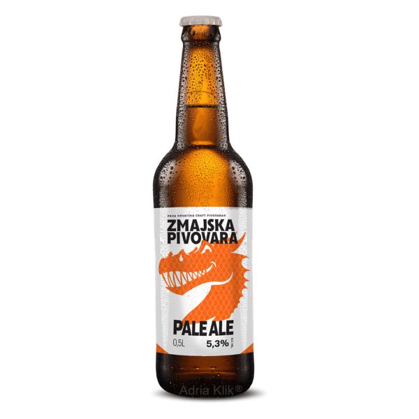 Pale Ale prepoznatljiv je predstavnik stila American Pale Ale, uravnoteženih sladnih i hmeljnih nota, ugodne gorčine, punoga tijela i egzotičnih aroma manga i grejpa Premda nosi naziv pale, pouzdano znamo da jedinstveni okus ovog piva ne blijedi lako Ovaj zmajski klasik simbol je lokalne craft revolucije i najčešći prvi korak prema životnoj avanturi upoznavanja craft piva