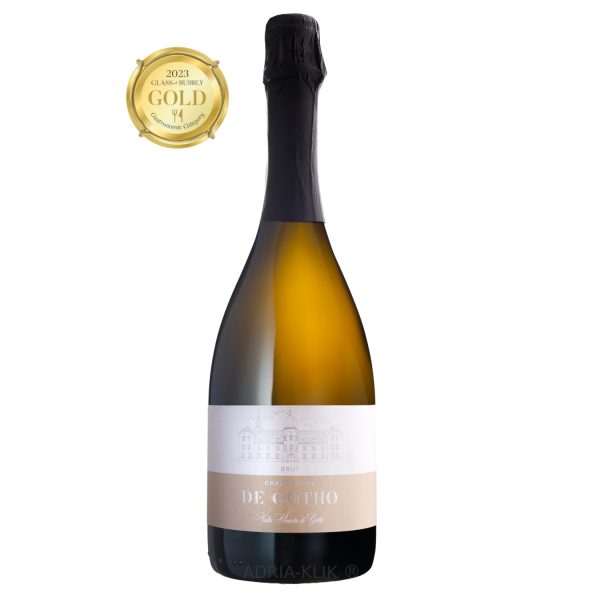 Chardonnay de Gotho Vrhunski Brut izvanredno je uravnotežen pjenušac, proizveden od sorte Chardonnay prema tradicionalnoj metodi koja odražava stoljetnu vještinu i predanost stvaranju vrhunskih vina Kutjevački podrum, osnovan 1232. godine od strane cistercita, nositelj je ove bogate vinske tradicije koja se prenosi kroz svaku čašu ovog pjenušca Nagrada - Glass of Bubbly 2023 - Zlato (Gastronomic) Novi proizvod vinarije Kutjevo Naruči sigurnu online dostavu