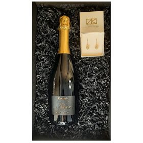 Nera Brut Rose 0,75l i Šibenski Botuni Naušnice - Zlatarna Križek since 1935.