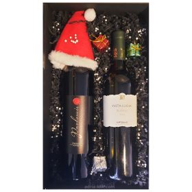 Žlahtina Grand Cru 0,75l Pavlomir i Žlahtina Sveta Lucija 0,75l Katunar Wine Estate Vrhunski unikatni poklon paket Božićno izdanje - Limited Edition